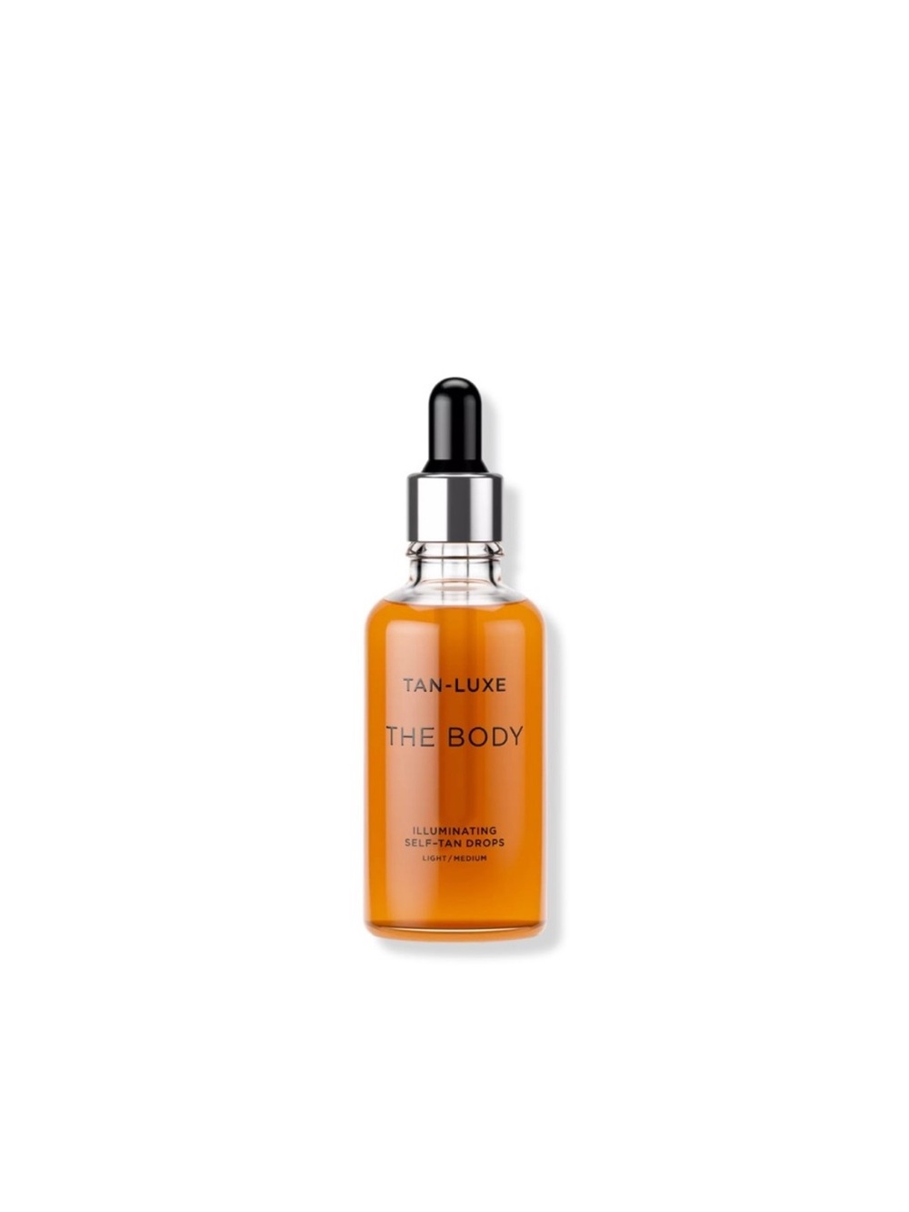 NWT Tan-Luxe The Body Illuminating Self-Tan Drops - 50 mL - Light/Medium